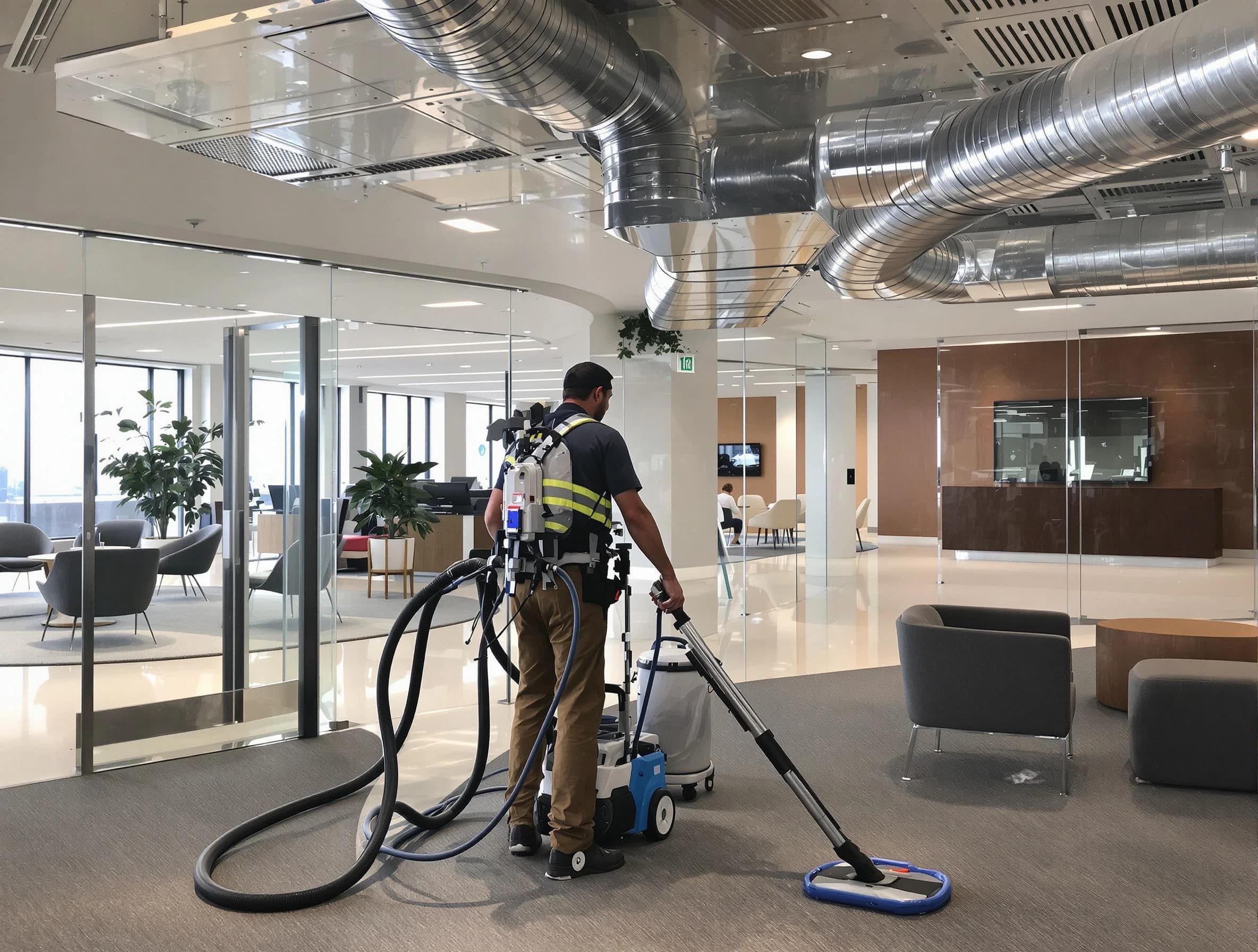 Commercial duct cleaning service by Greensburg Air Duct Cleaning in Greensburg