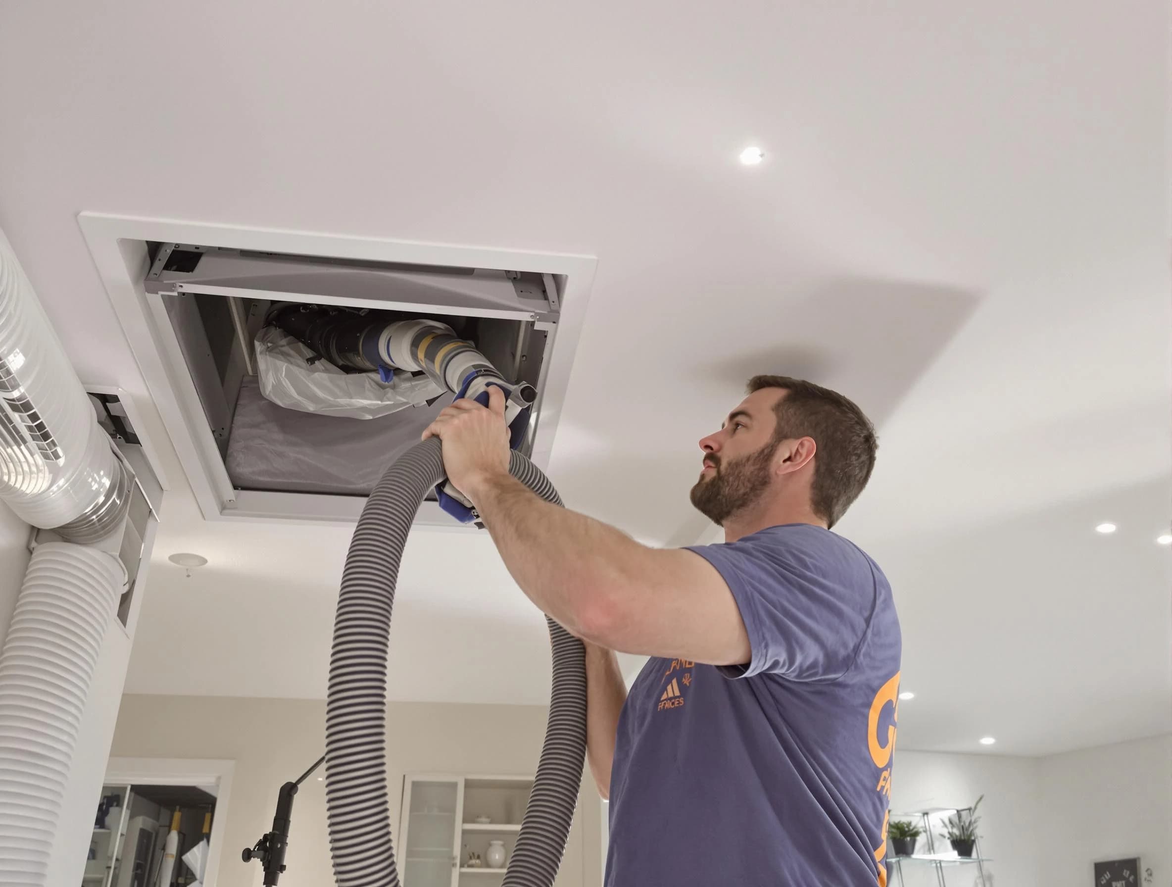 Precision indoor duct cleaning by Greensburg Air Duct Cleaning in Greensburg