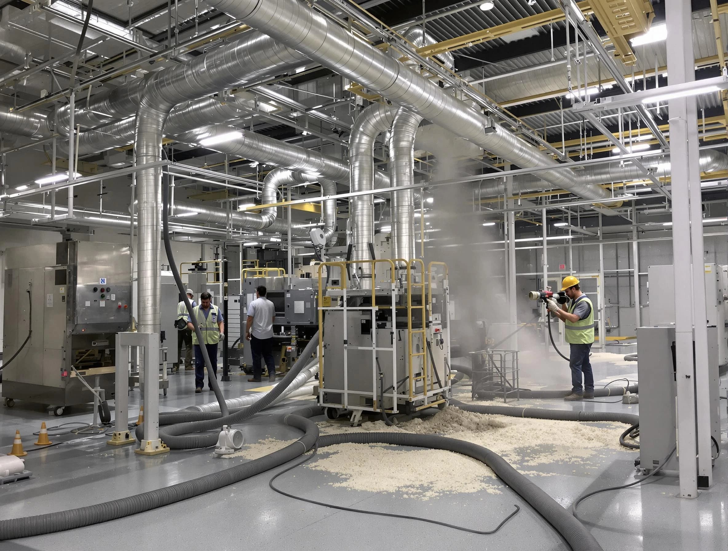 Heavy-duty industrial duct cleaning by Greensburg Air Duct Cleaning in Greensburg