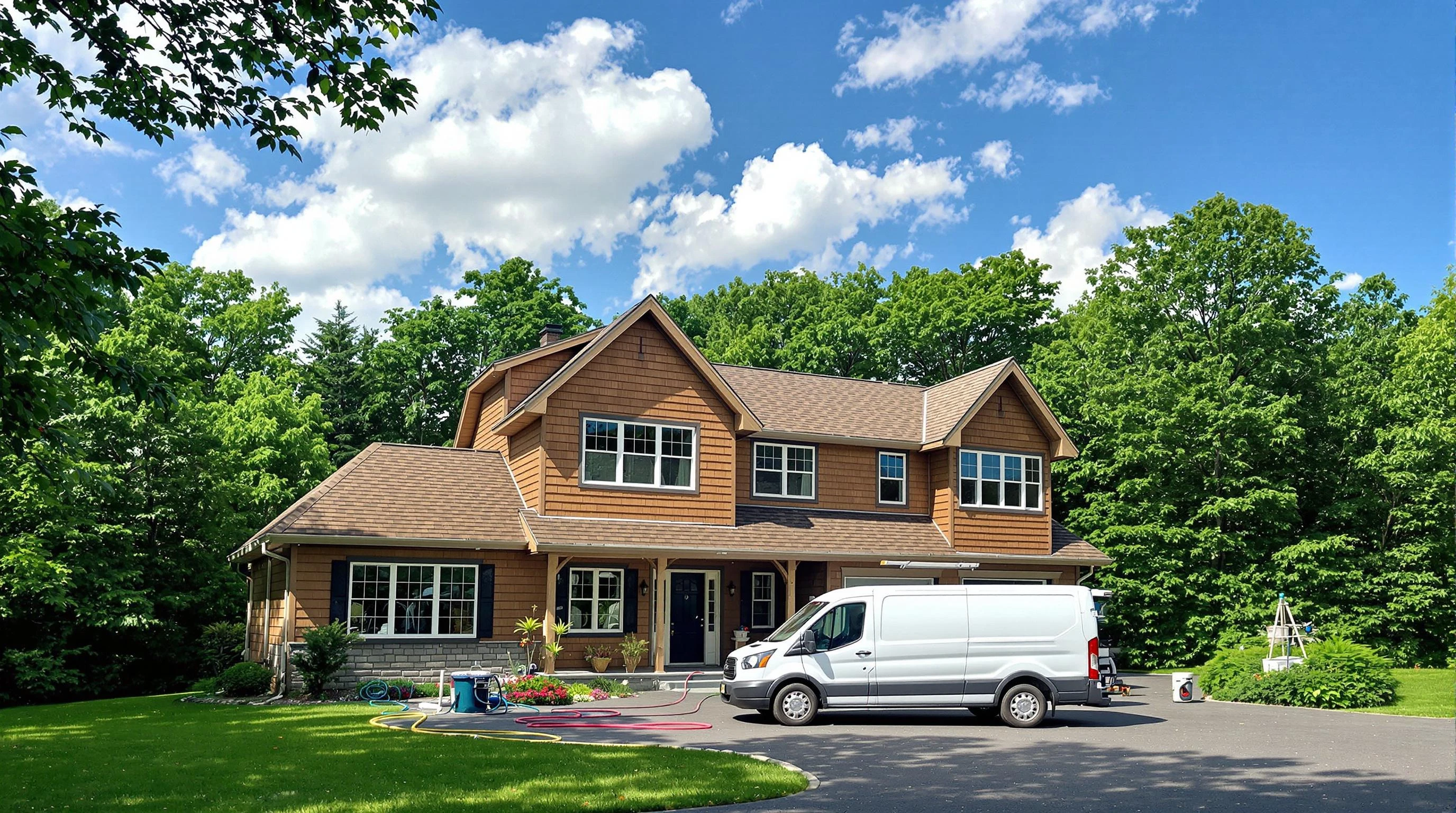 Greensburg Air Duct Cleaning air duct cleaning crew working in Jeannette, PA