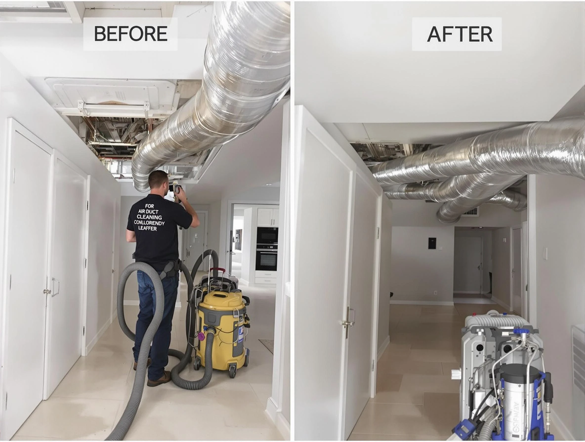 Greensburg Air Duct Cleaning professional performing thorough air duct cleaning in Greensburg