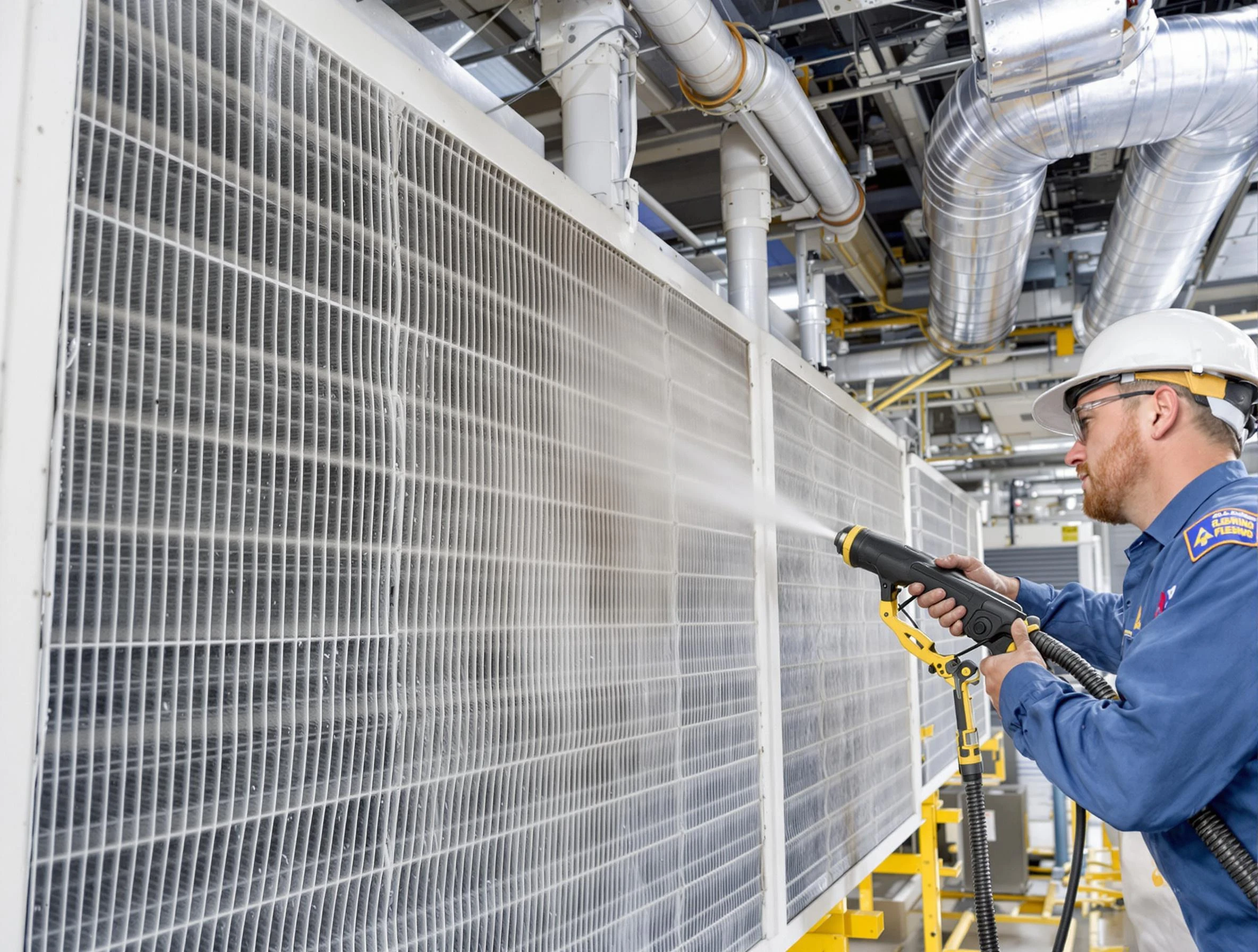 Professional commercial coil cleaning by Greensburg Air Duct Cleaning in Greensburg