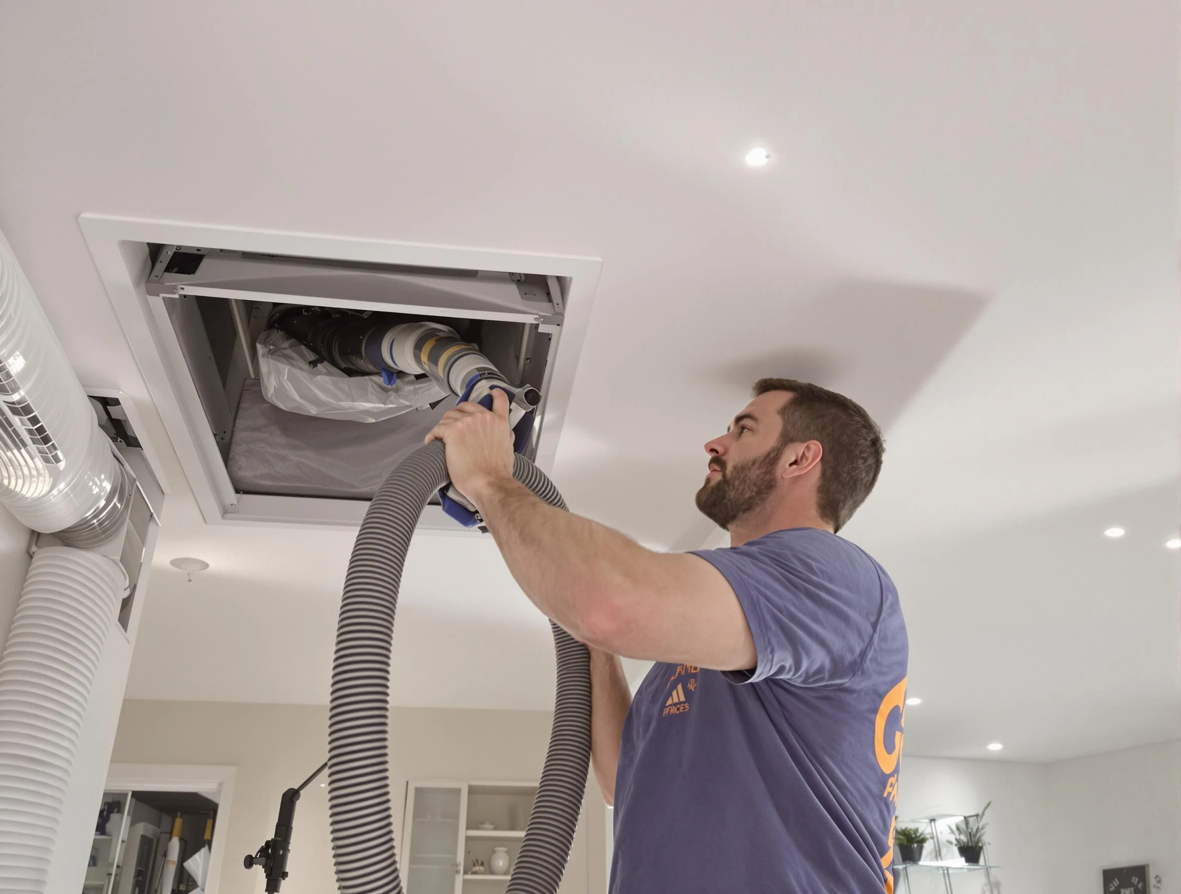 Precision indoor duct cleaning by Greensburg Air Duct Cleaning in Greensburg